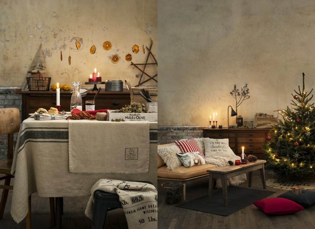 collage classic h&m home kerst