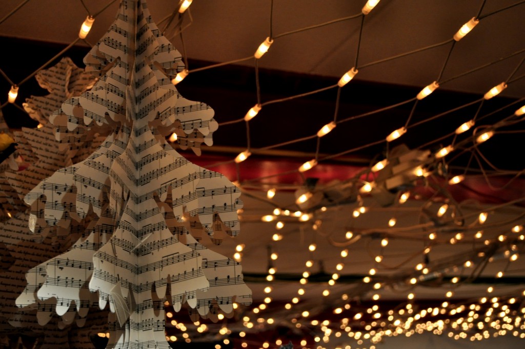 kerstlampjes plafond