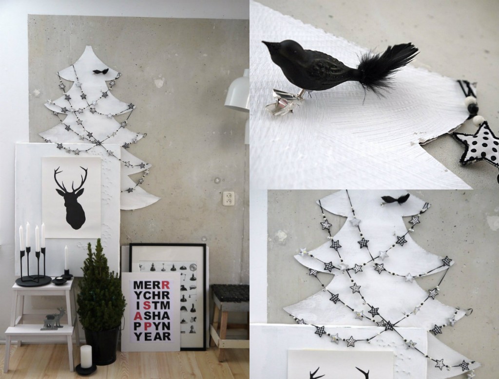 collage vosgesparis zwart wit kerst