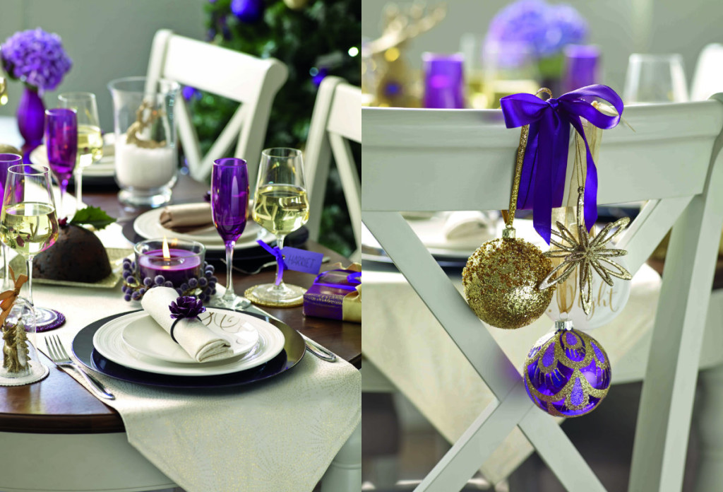 collage tafelschikking paars