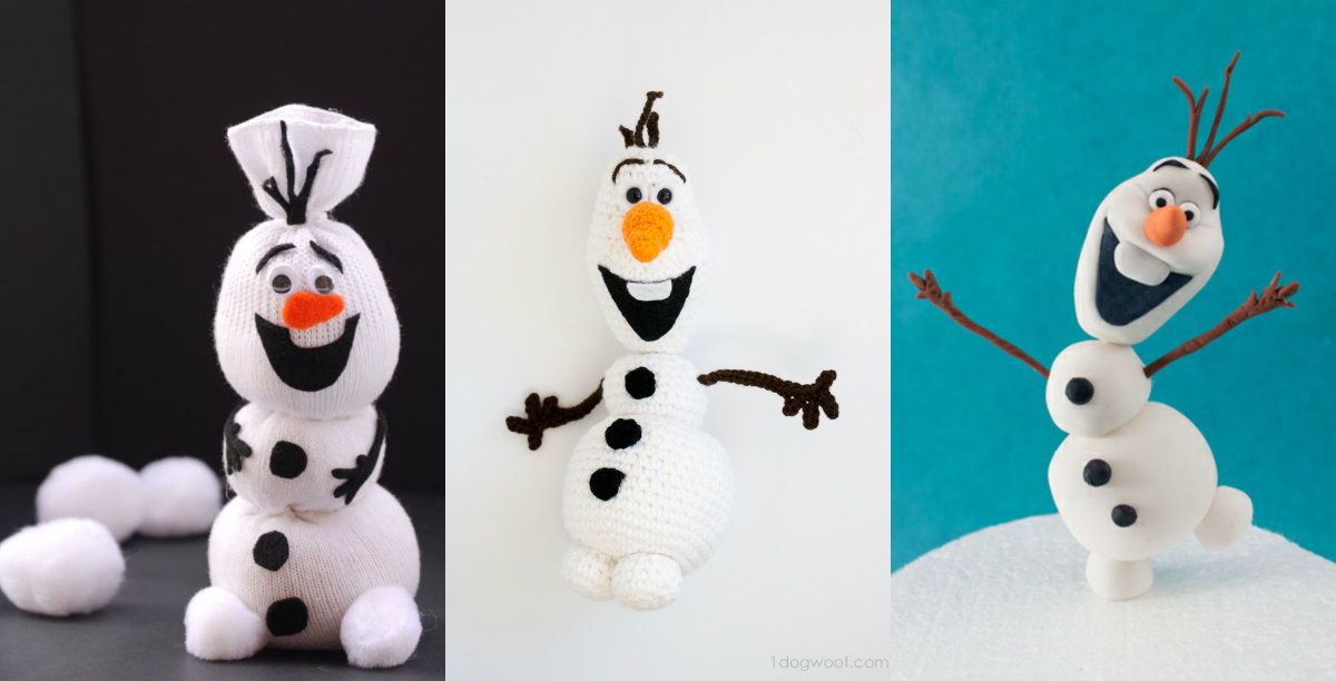 Kerstknutselen: 5x Olaf van Frozen -