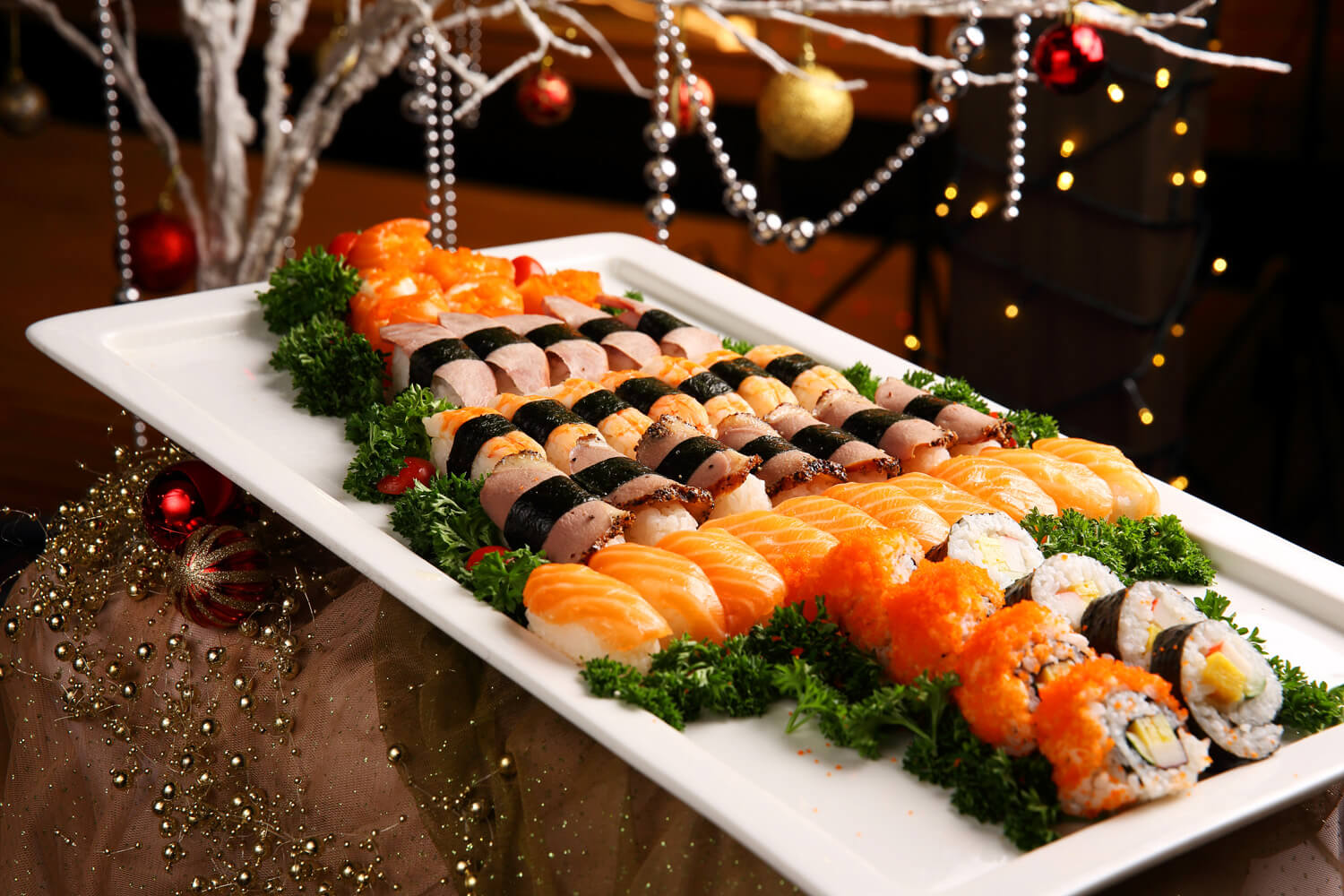 freshly-prepared-sushi-spread
