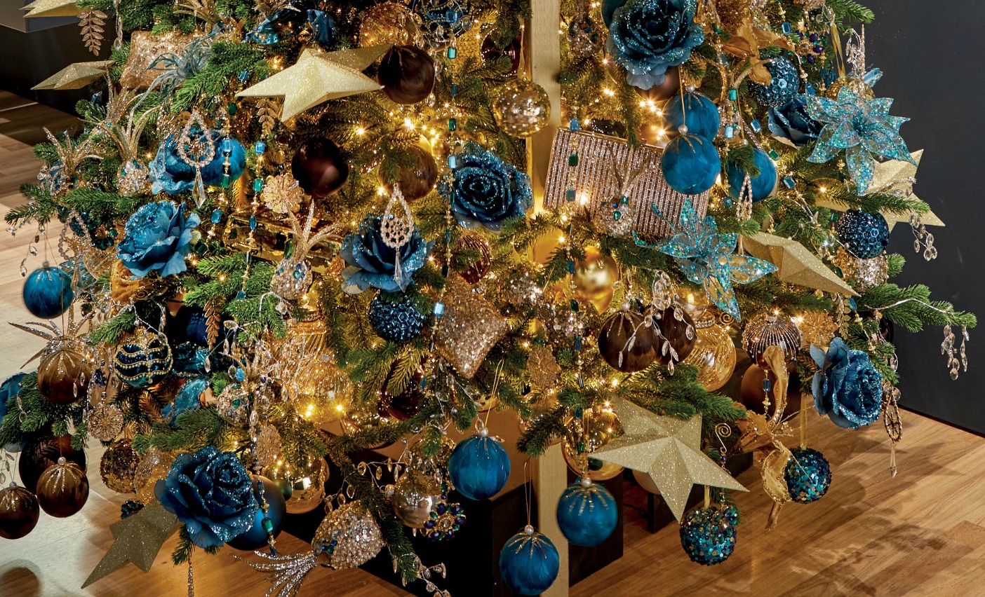 Wig Marine Kijkgat Blauw en Goud: bijzondere kleurcombi voor Kerst - Christmaholic