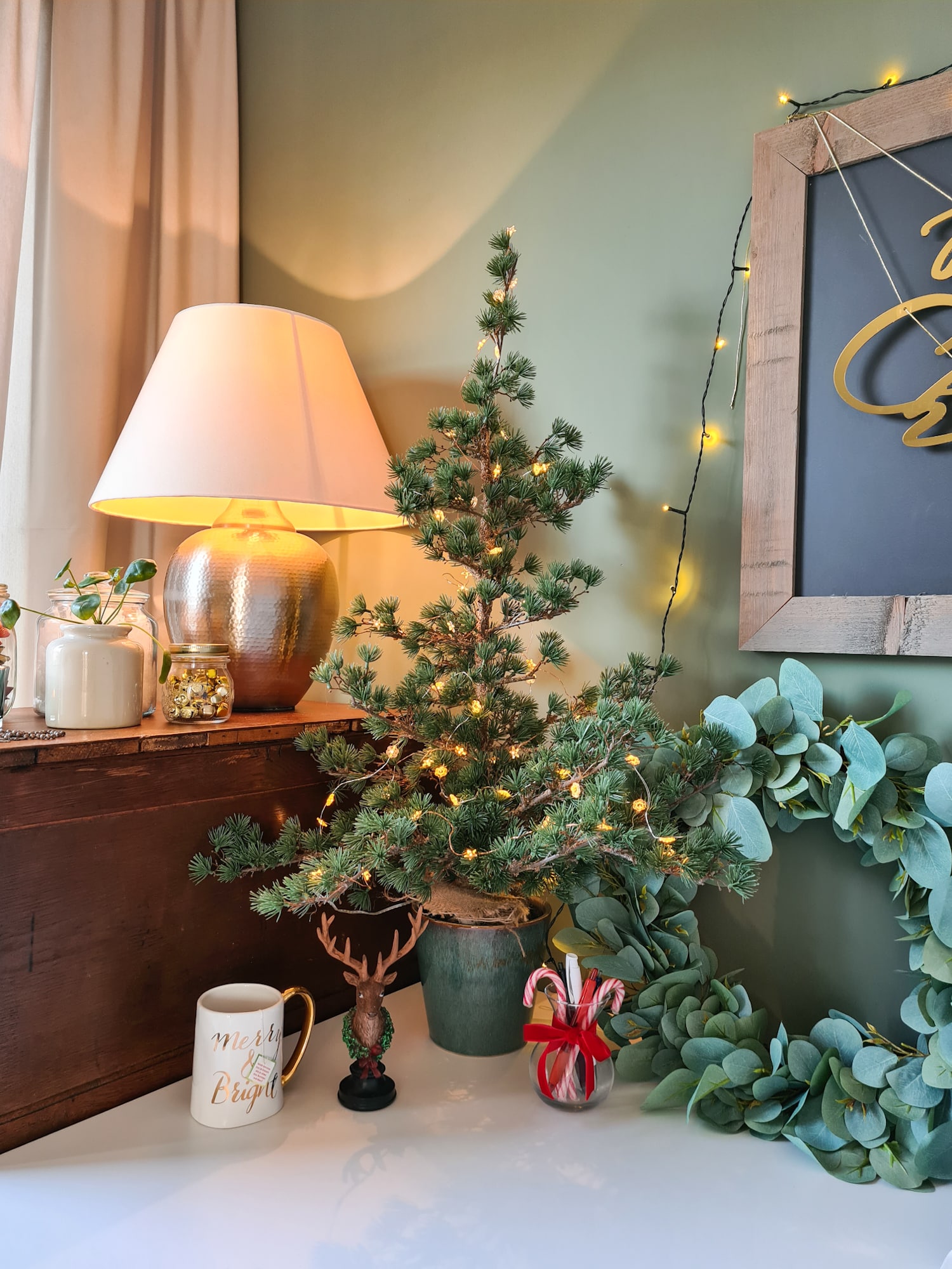 Thuiswerkplek versieren voor Kerst: ideetjes + foto's van mijn 'home -
