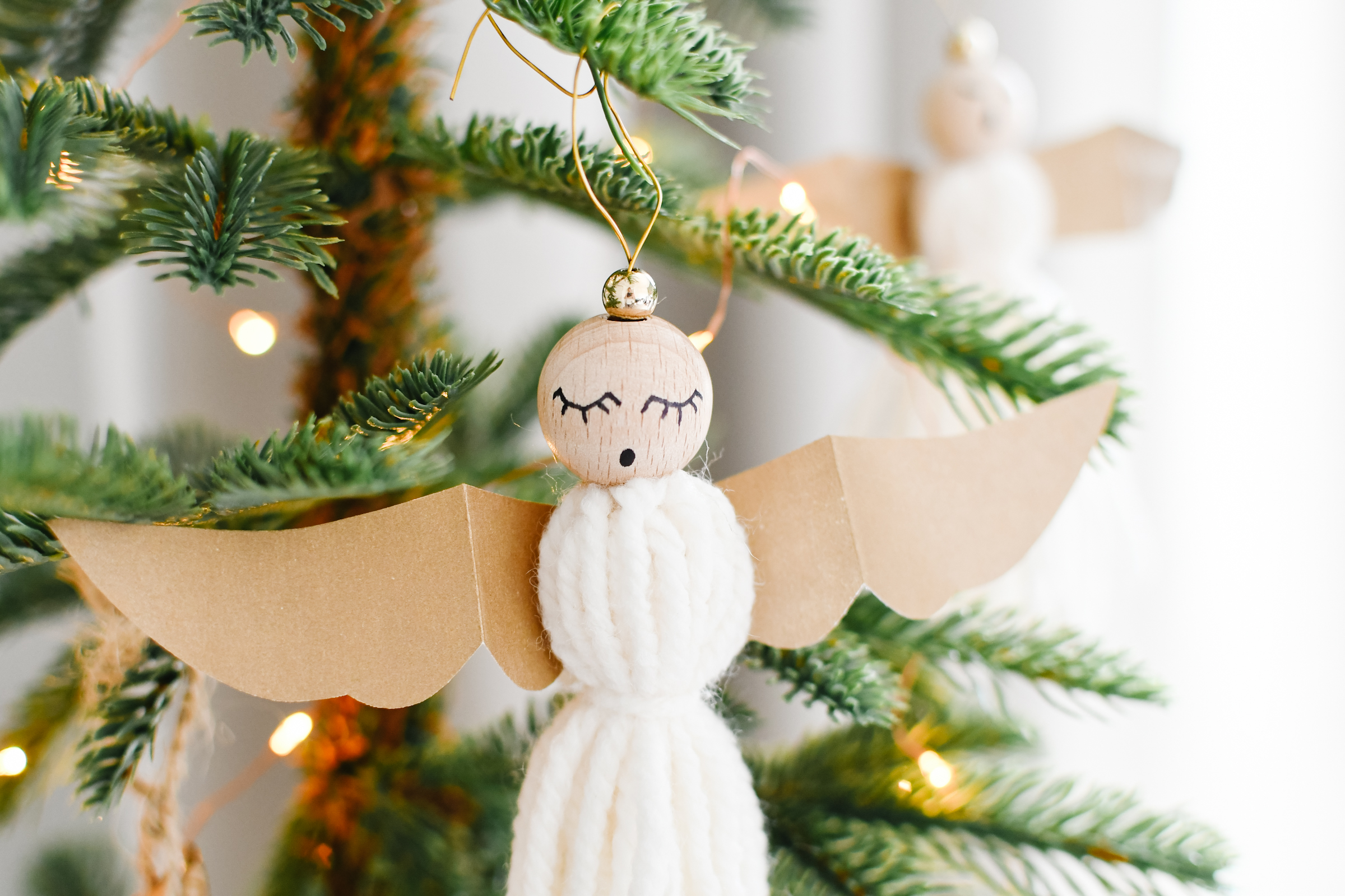 Verbeelding smeren bevolking DIY | Tassel Angels: engeltjes voor in de kerstboom - Christmaholic.nl