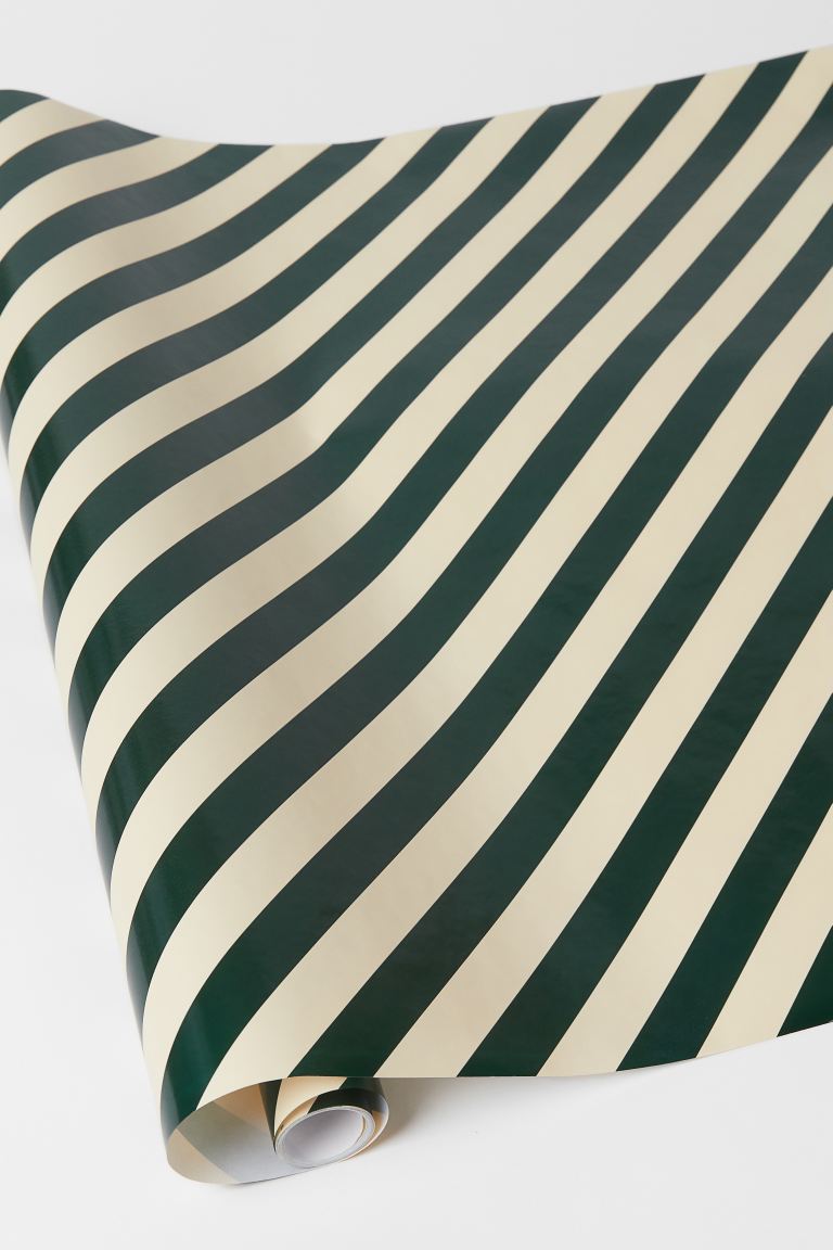 Aikeis Geschenkpapierrollen – 5 rollen – elk 50 cm x 70 cm – wit en