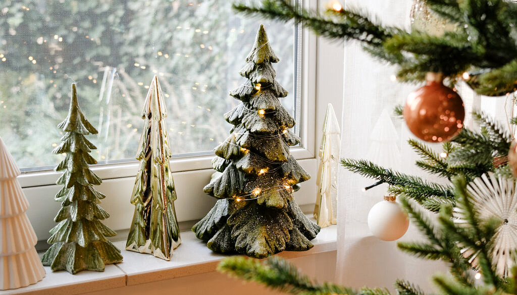 Kerstklokken ornamenten, rode kerst jingle klokken