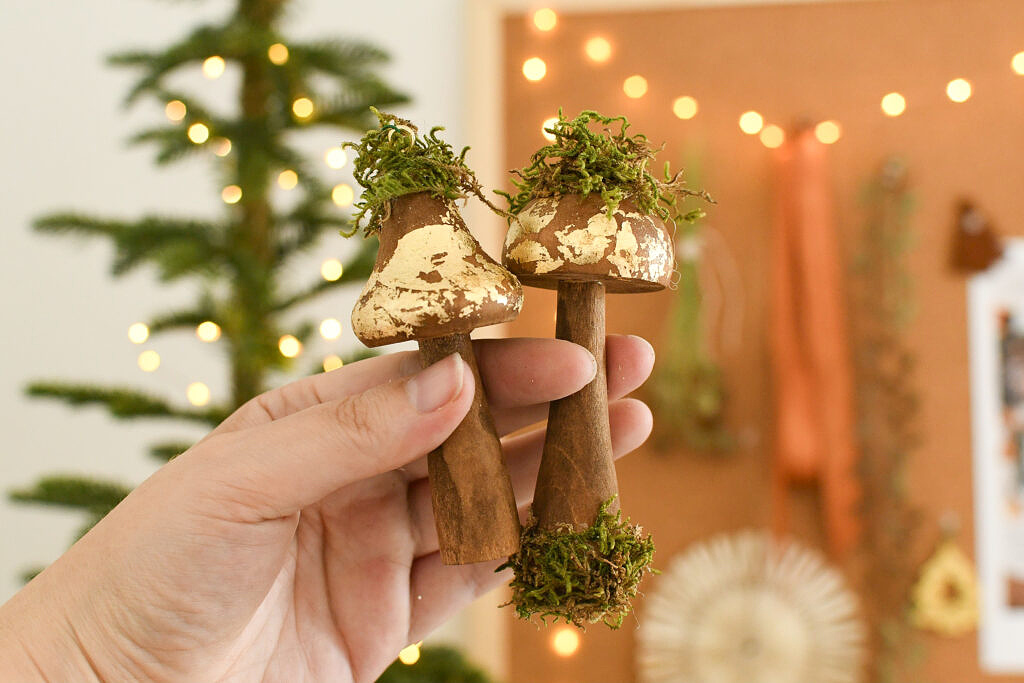 Paddenstoel Kerstboom Versieringen - 12 Stuks Kerst Hangende Decoratie