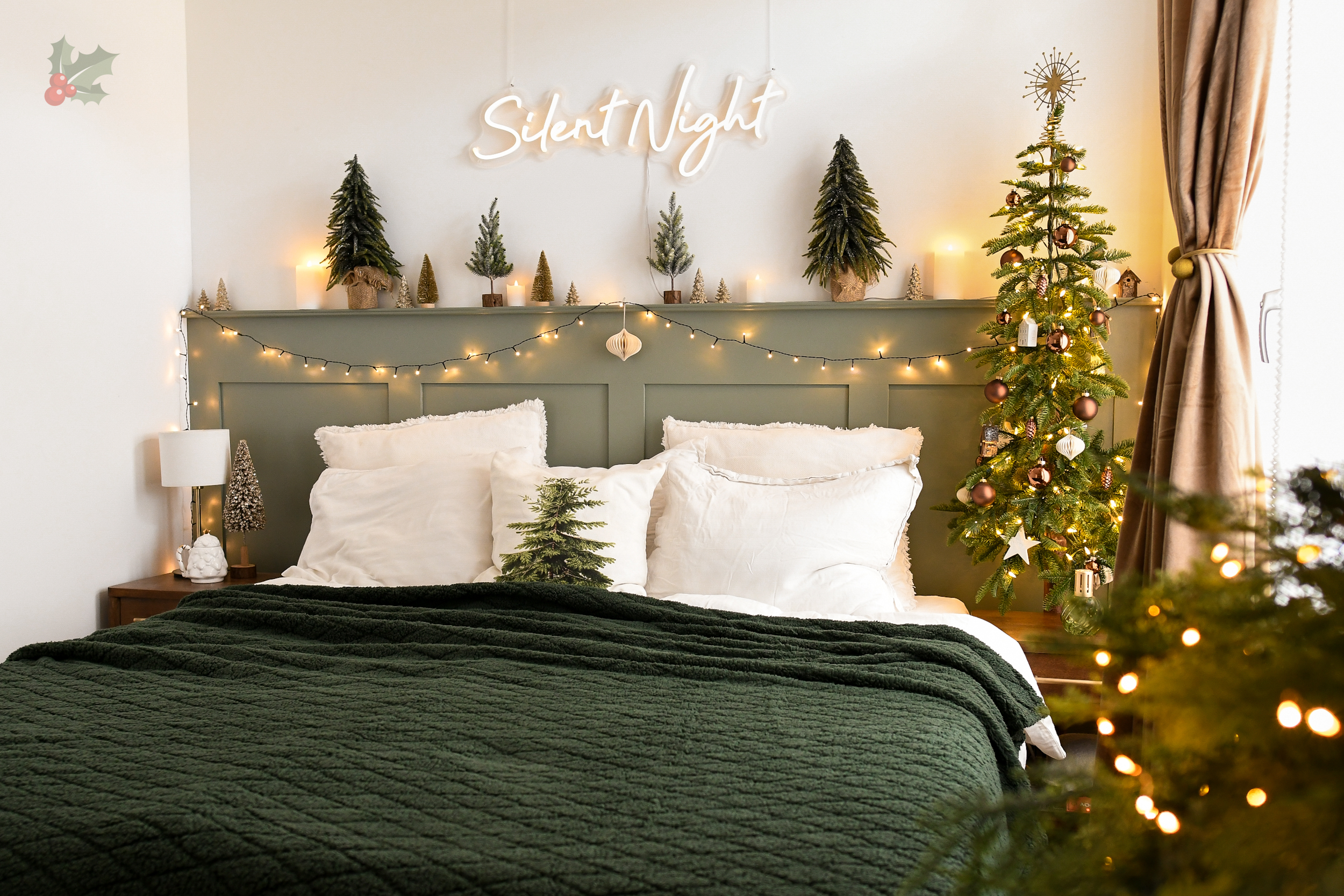 kerstdecoratie slaapkamer ideeën