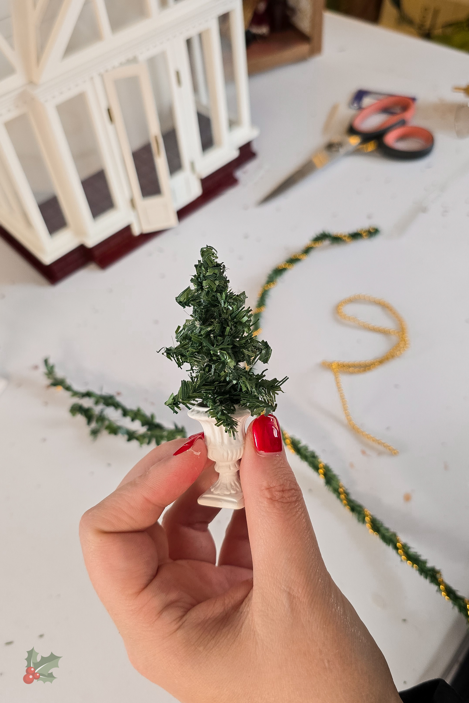 miniatuur kerstboompjes maken