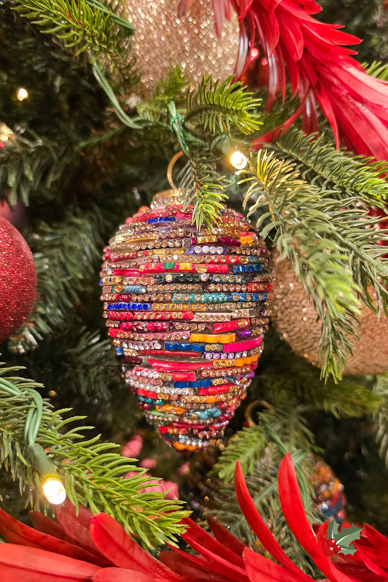rhinestones kersttrends 2025