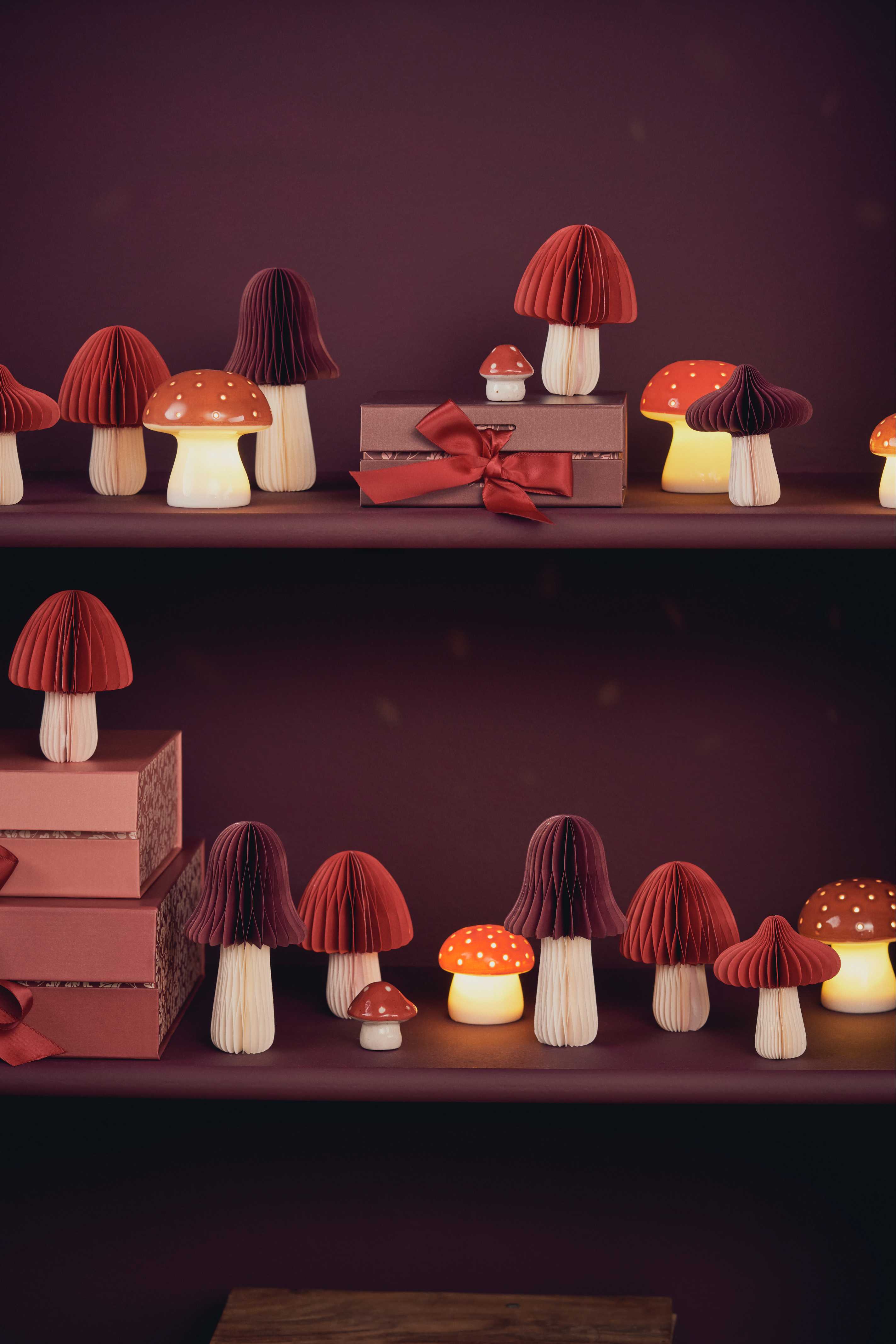 Kerstcollectie Søstrene Grene 2025 - paddenstoelen