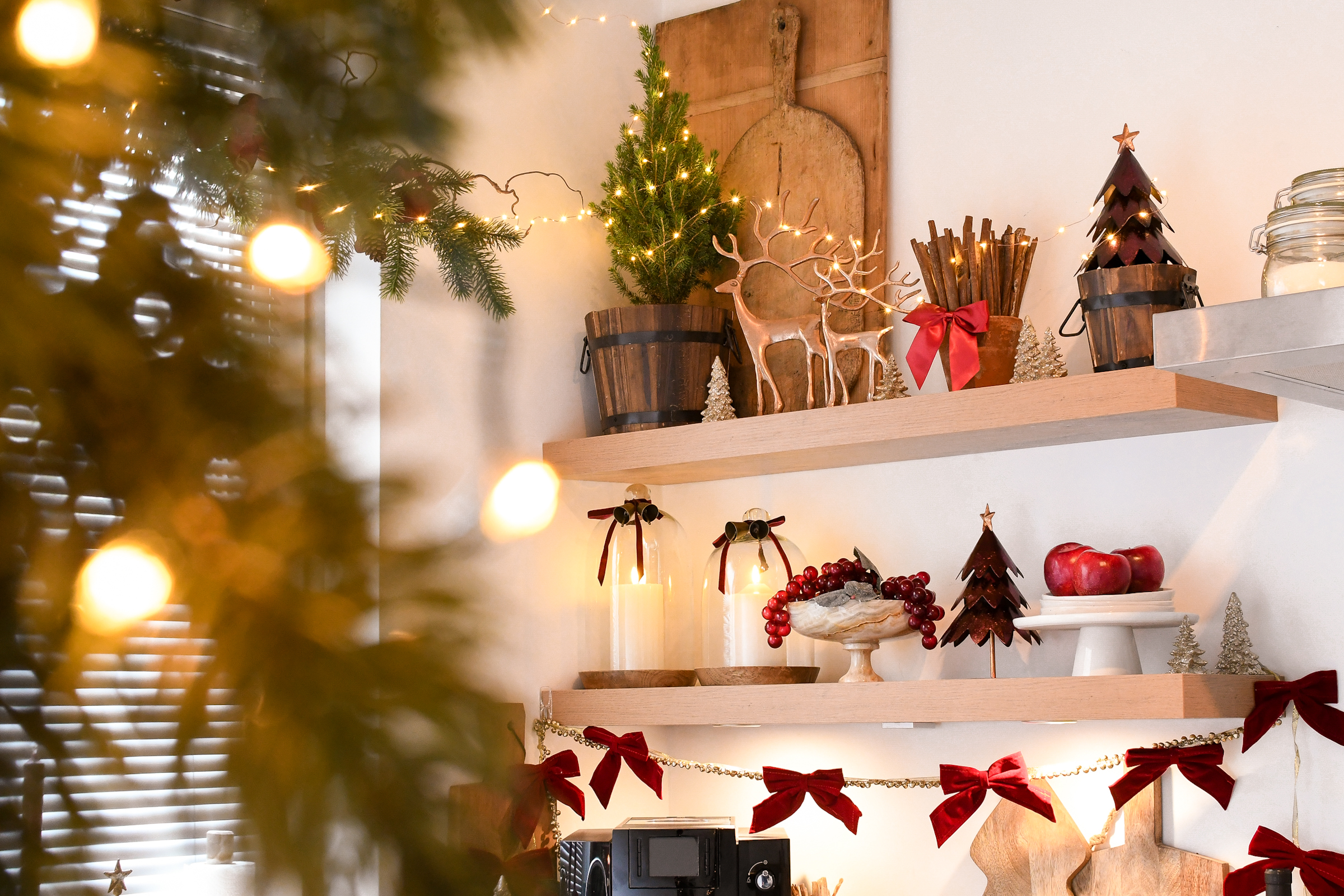 kerstdecoratie keuken klassiek