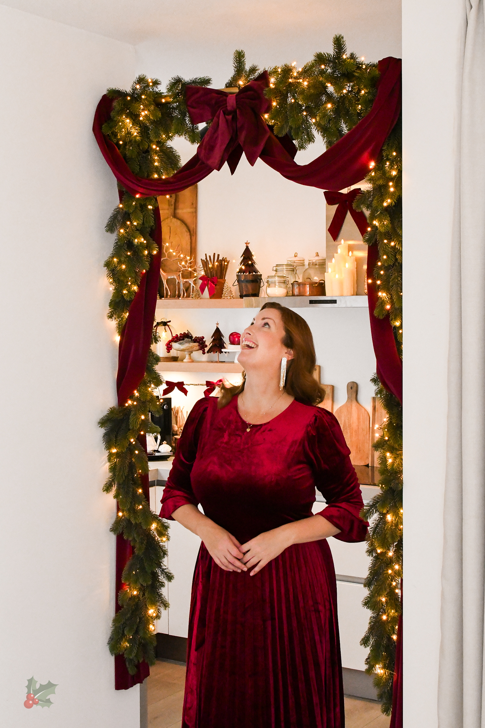 kerstdecoratie keuken klassiek