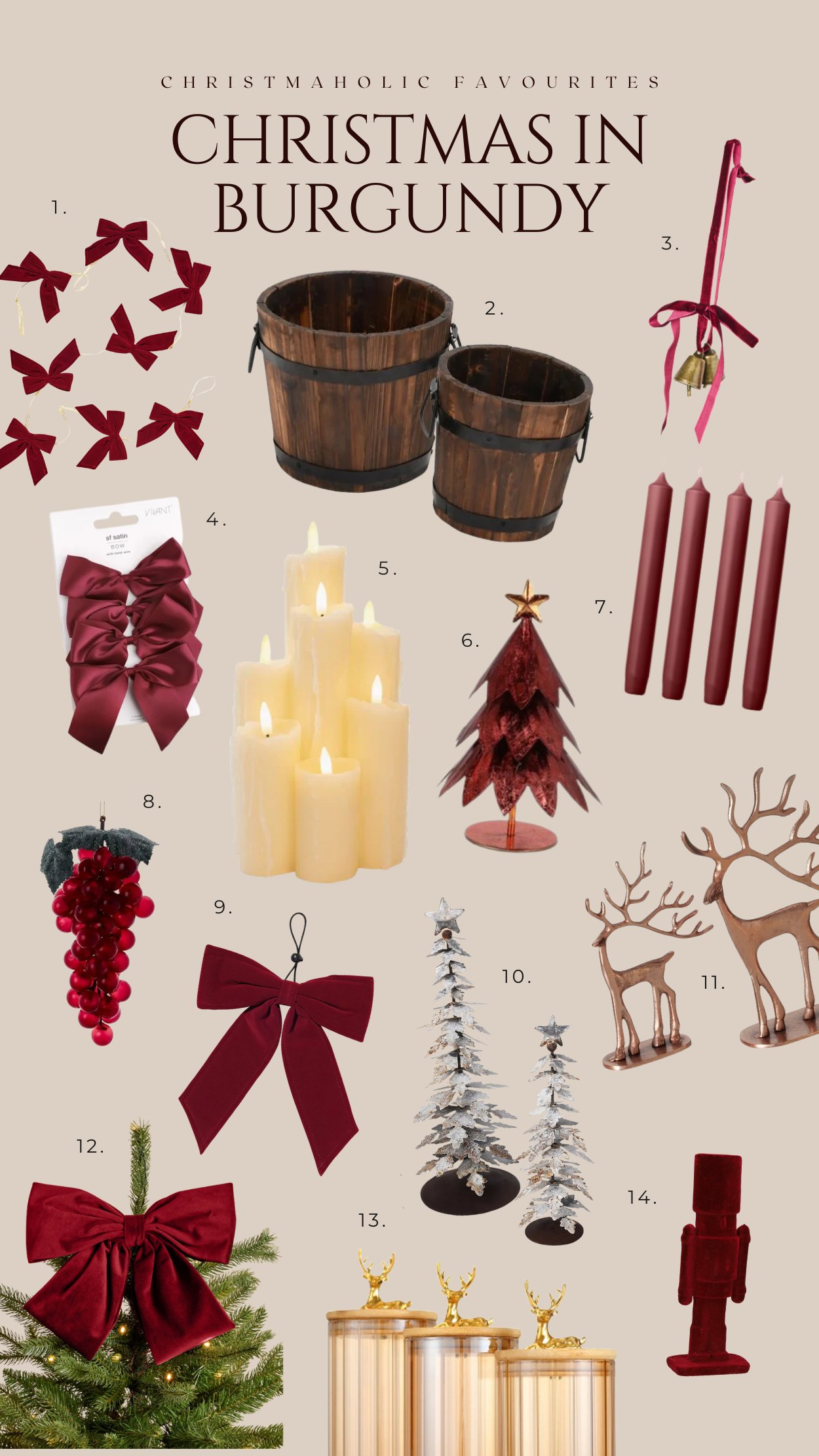 kerstdecoratie keuken klassiek