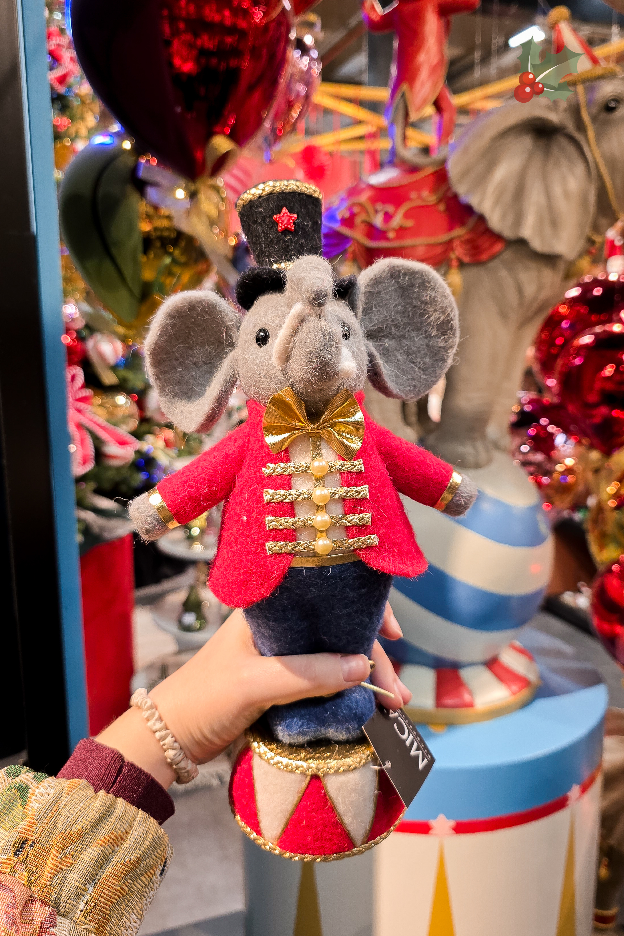 kersttrends 2026 - winter circus olifant