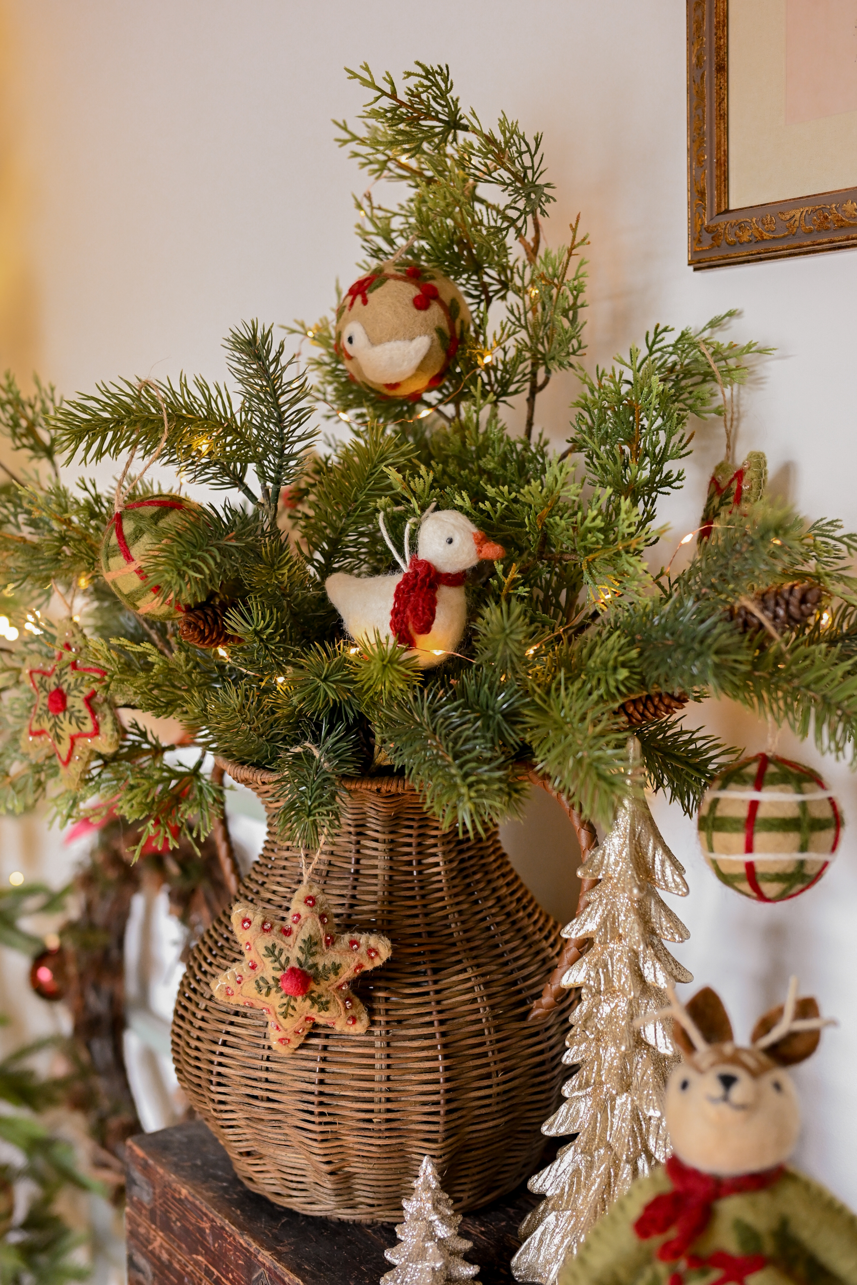 Sjaal met Verhaal - vilten kerstversieringen